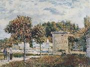 Alfred Sisley Schwemme von Marly oil